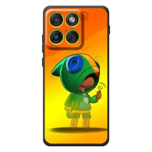 Чехол для Motorola Edge 70 Бравл Старс (VPrint) (Хлопчик Леон)