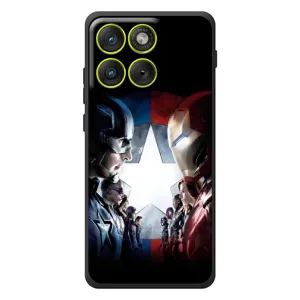 Чехлы с героями Марвел Motorola Edge 70 (VPrint) (Марвел стайл)