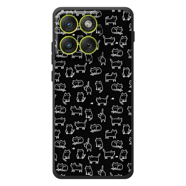 Чехол с принтом «Меленькие котики» для Motorola Edge 70 Чехол с принтом «Меленькие котики» для Motorola Edge 70