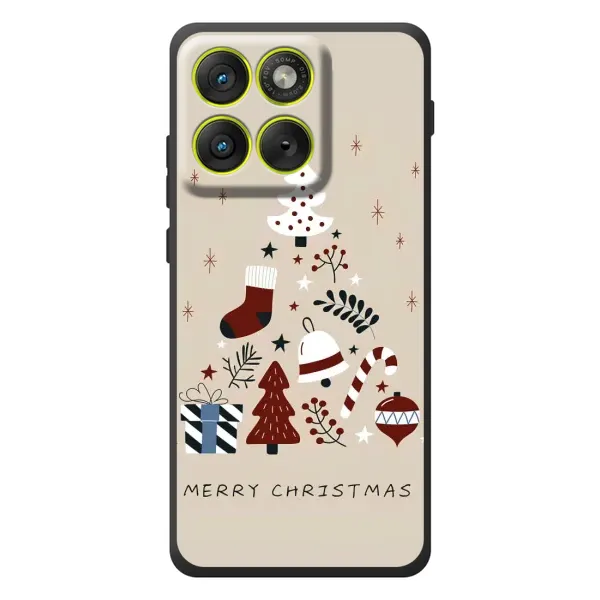 Чехол с принтом «Merry Christmas» для Motorola Edge 70 Чехол с принтом «Merry Christmas» для Motorola Edge 70
