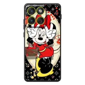 Чехол Disney Mouse Motorola Edge 70 (PREMIUMPrint) (Минни peace)