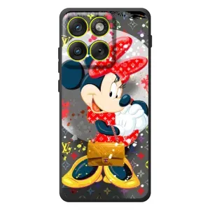 Чехол Disney Mouse Motorola Edge 70 (PREMIUMPrint) (Minni с бантиком)