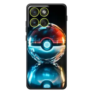 Чехол с Пикачу на Motorola Edge 70 (Мяч Пикачу)