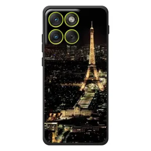 Чехол Эйфелева Башня для Motorola Edge 70 - (AlphaPrint) (Ночной Париж)