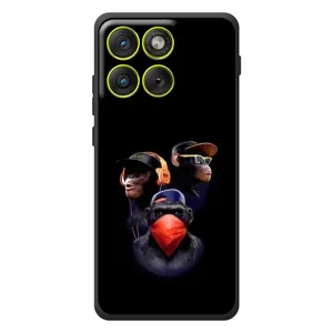 Чехол с Обезьянами Motorola Edge 70 - (AlphaPrint)