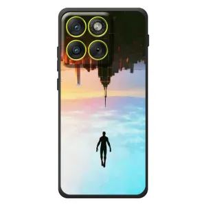 Чехол с человеком пауком для Motorola Edge 70 - (AlphaPrint) (Паук человек)