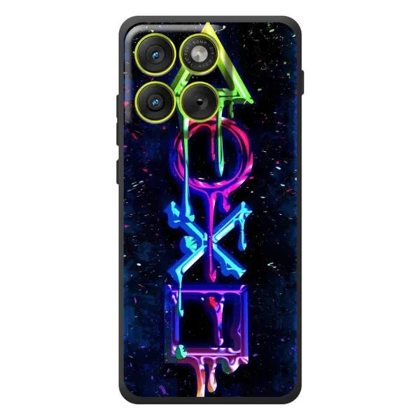 Чехол с принтом «Pleystation лого» для Motorola Edge 70