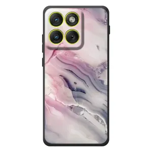 Мраморный чехол на Motorola Edge 70 (VPrint) (Пурпурный Мрамор)