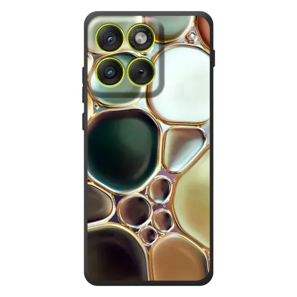 Чехол с принтом «Радужный Мрамор» для Motorola Edge 70