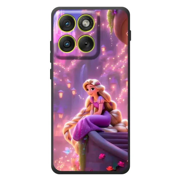 Чехол с принтом «Рапунцель в замке» для Motorola Edge 70