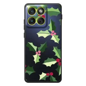 Зимние Чехлы для \[Введите запрос]Motorola Edyzh 70 - прозрачный фон (Рождественский фон)