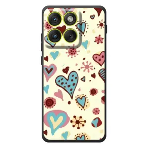 Чехлы для любимой на \[Введите запрос]Motorola Edyzh 70 (VPrint) (Сердечки)