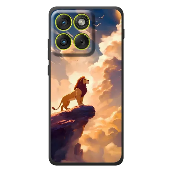 Чехол с принтом «Симба на скале» для Motorola Edge 70