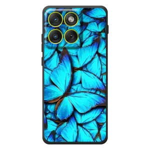 Чехол с принтом для \[Введите запрос]Motorola Edyzh 70 - (Прикольные) (AlphaPrint) (Синие бабочки)