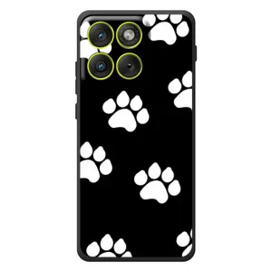 Чехлы с собаками для Motorola Edge 70 (VPrint) (Следы собаки)