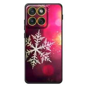 Новогодние Чехлы для \[Введите запрос]Motorola Edyzh 70 (VPrint) (Снежинка)