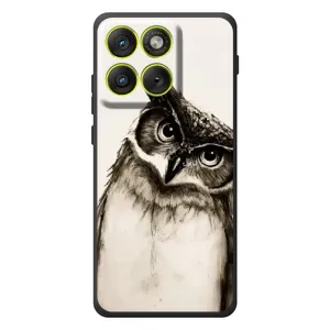 Чехол с птицами на Motorola Edge 70 (VPrint) (Сова)