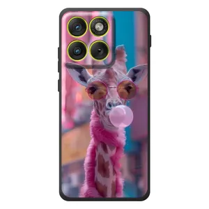 Чехол с принтом стильные животные для \[Введите запрос]Motorola Edyzh 70 (Стильный жирав)
