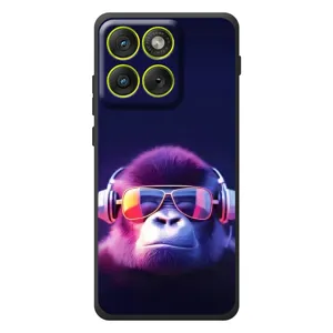 Чехол с Обезьянами Motorola Edge 70 - (AlphaPrint) (Стильная обезьяна)
