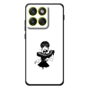 Чехлы Венсдей на Motorola Edge 70 Уэнсдей (AlphaPrint) (танец Уэнздей)