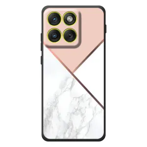 Мраморный чехол на Motorola Edge 70 (VPrint) (Тройной мрамор)