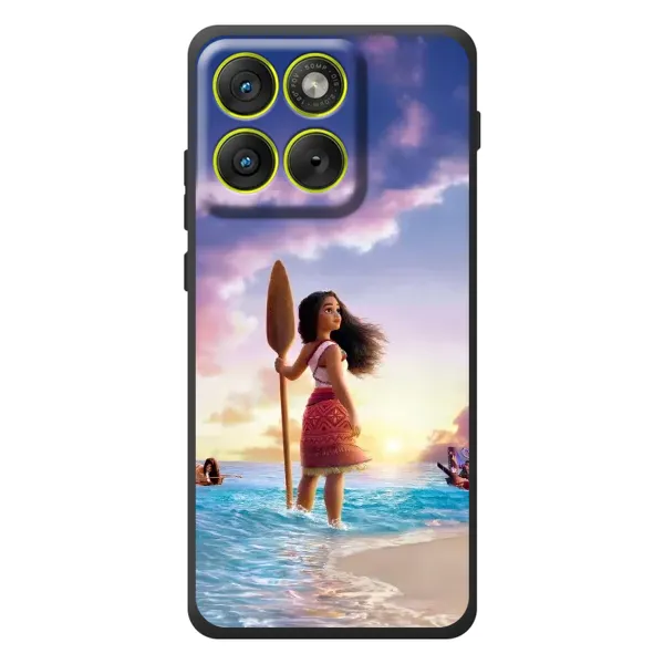 Чехол с принтом «Моана с веслом» для Motorola Edge 70