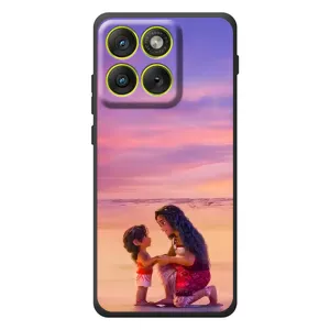 Чехол с мультфильмом Моана Motorola Edge 70 (Маленькая Ваяна)
