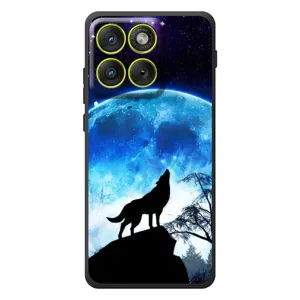 Защитные чехлы для \[Введите запрос]Motorola Edyzh 70 (AlphaPrint) (ХИТ продаж) ВОЛК (Волк на луну)
