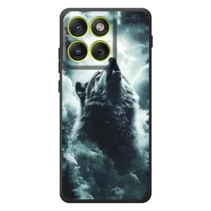 Чехол с картинкой «Хищники» для Motorola Edge 70 (Волк в облаках)