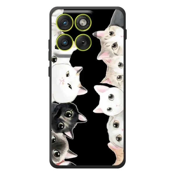 Чехол с принтом «Взгляд котов» для Motorola Edge 70