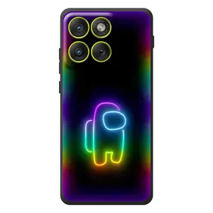 Чехол Амонг Ас для Motorola Edge 70 (AlphaPrint) (Яркий скин)