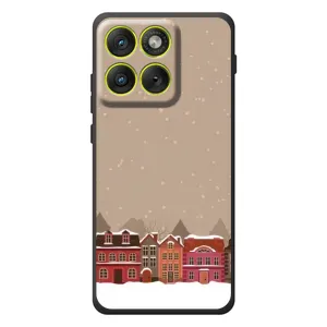 Новогодние, Праздничные Чехлы для Motorola Edge 70 - 2024 год (Зимний город)
