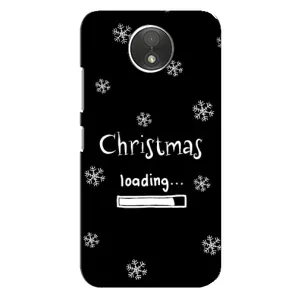 Чехол с принтом «Christmas loading» для Motorola Moto C (XT1750)