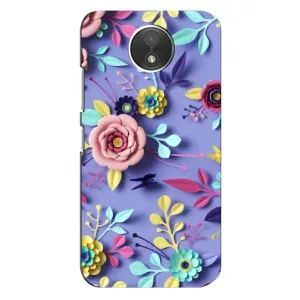 Чохли з квітами для Motorola Moto C (XT1750) (VPrint) (Дизайн квітів)