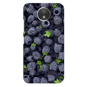 Чохли з фруктами для Motorola Moto C (XT1750) (VPrint) (Ожина)