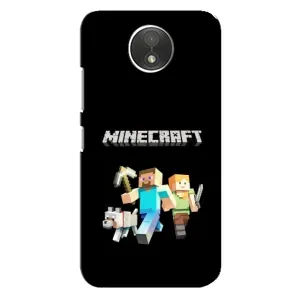 Чохол Майнкрафт на Motorola Moto C (XT1750) (AlphaPrint) Minecraft (герої Minecraft)