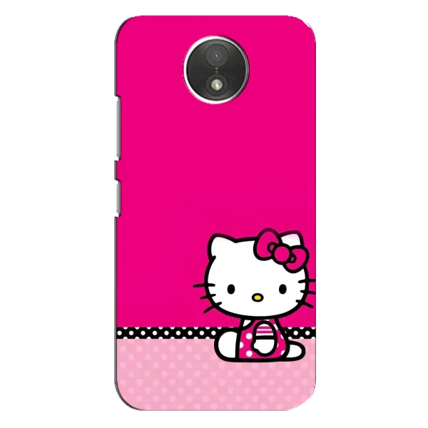 Чохол з принтом «Girl KITTY» для Motorola Moto C (XT1750)