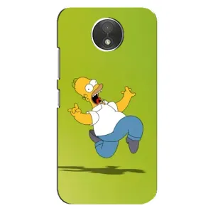 Чjхол з Сімпсонами для Motorola Moto C (XT1750) (VPrint) (Гомер Сімпсон)