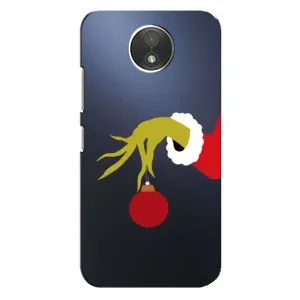 Чохол з принтом «Грінч з іграшкою» для Motorola Moto C (XT1750)