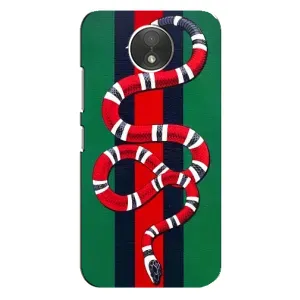 Чохли  GUCCI для . Motorola Moto C (.XT1750.) (AlphaPrint) (Gucci змія)