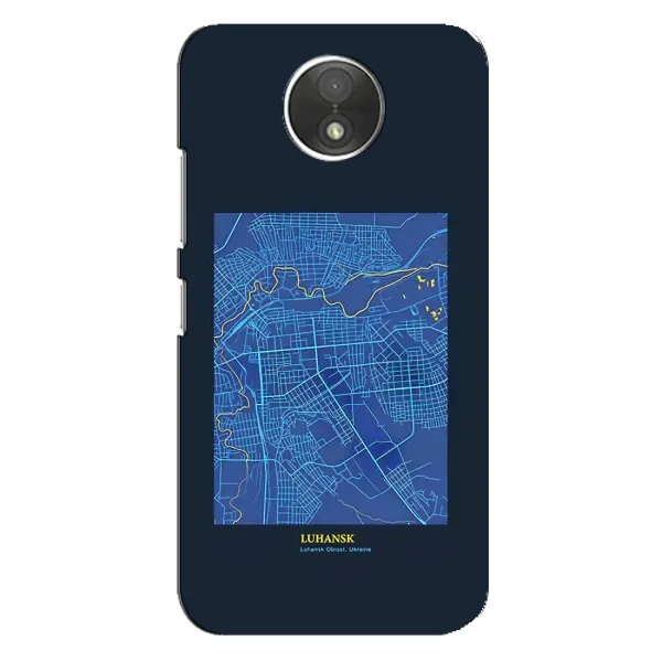Чохол з принтом «Луганськ» для Motorola Moto C (XT1750)