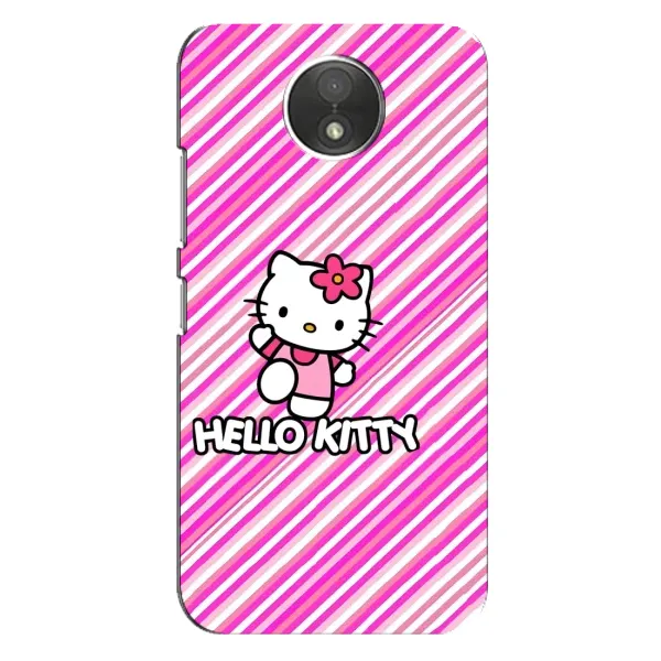 Чохол з принтом «Hello Kytty» для Motorola Moto C (XT1750)