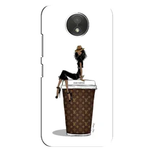 Чохли Луі Вітон для Motorola Moto C (XT1750) (AlphaPrint - LOUIS VUITTON) (кава LOUIS VUITTON)