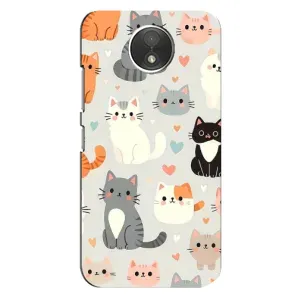 Чохол з малюнком кіт на Motorola Moto C (XT1750) (Колаж котів)