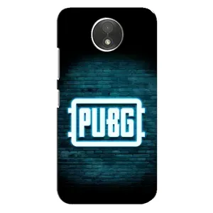 Чеjхол PUBG для . Motorola Moto C (.XT1750.) (AlphaPrint) (Лого PUBG)