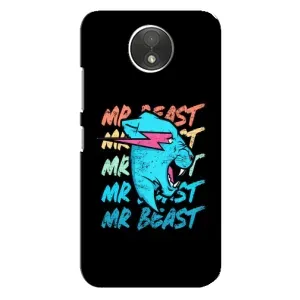 Чехол с принтом «logo Mr beast» для Motorola Moto C (XT1750)