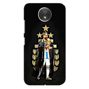 Чохли для Motorola Moto C (XT1750) (Leo чемпіон) (AlphaPrint) (Мессі Король)