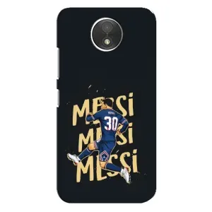 Чохли для Motorola Moto C (XT1750) (Leo чемпіон) (AlphaPrint) (Messi ПСЖ)