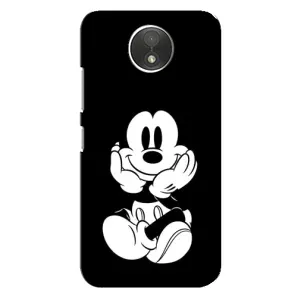 Міккі Маус чохол для Motorola Moto C (XT1750) (AlphaPrint - Мультяшні) (Маус на чорному)