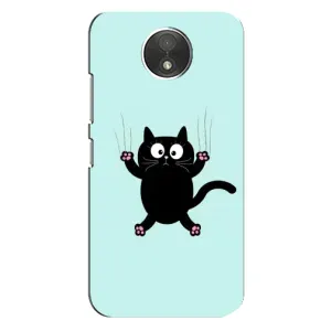 Чехол с принтом «Падающий кот» для Motorola Moto C (XT1750)